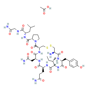 Oxytocin Acetate 2D molecular structure for compound 12004215