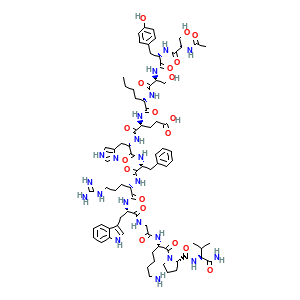 Afamelanotide 2D molecular structure for compound 16154396