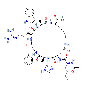 PT-141 (Bremelanotide) 2D molecular structure for compound 9941379